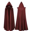 Halloween Medieval Hat Coat Gothic Coat Devil Wizard Cape Robe Cape