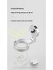 Wall-Mounted Toothbrush & Toothpaste Holder with Suction Cup and Rinsing Cup
