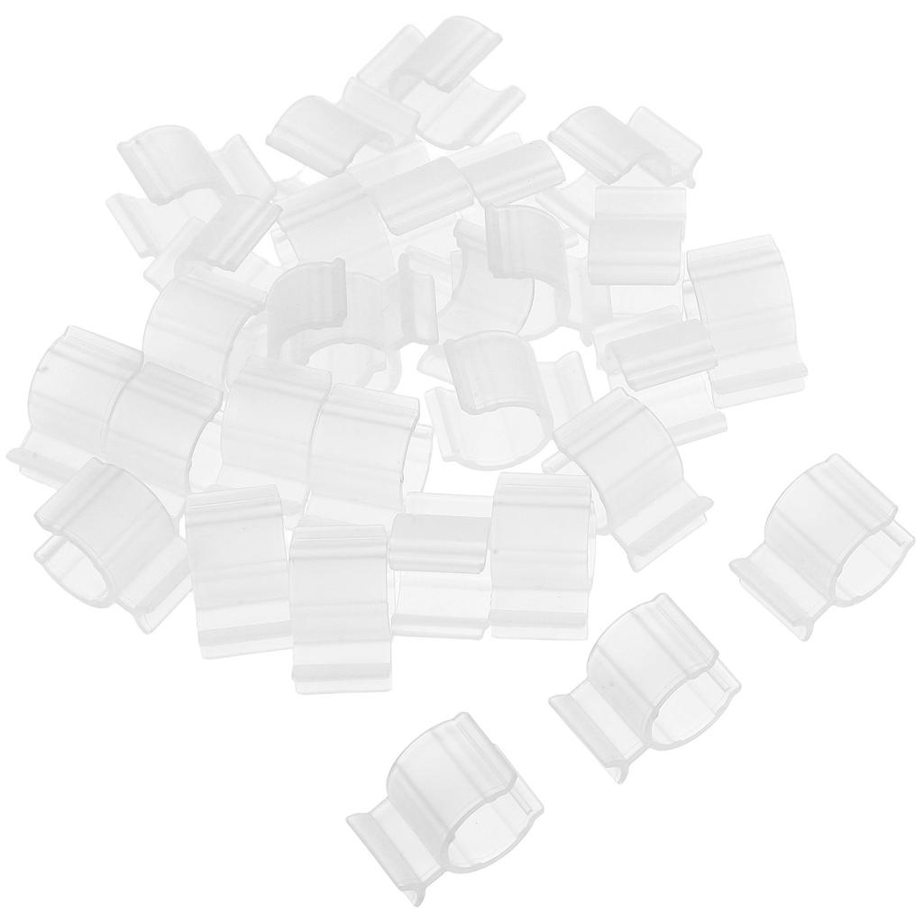 30Pcs Leakproof Pump Clips Plastic PP Lock Buckle for Cleansing Oil Shampoo Lotion Bottle Accessories Travel Storage