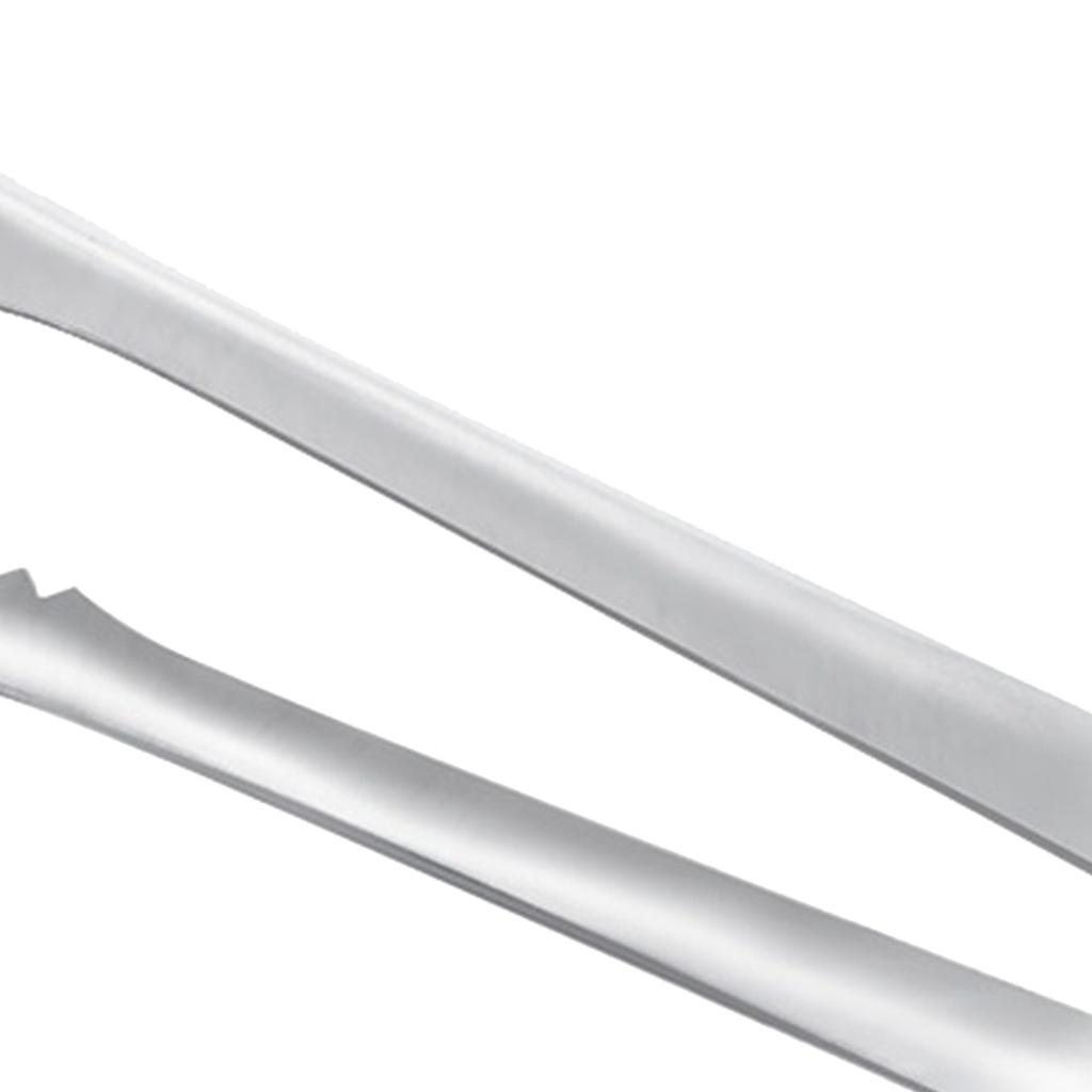Ice Tong Thicken Stainless Steel Ice Clip Tong Portable Easy Grip Metal Serving Tong for Bar Kitchen