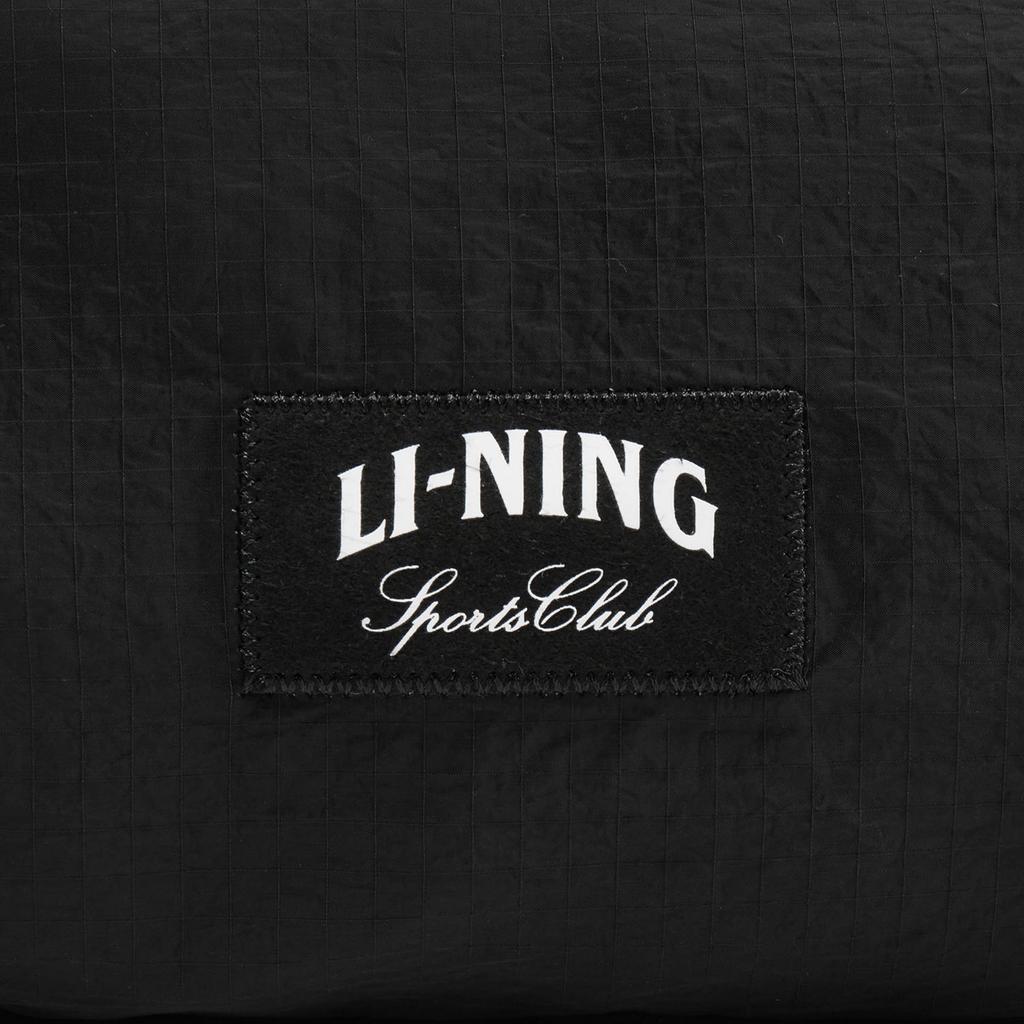 New LiNing Fitness Series Nylon Crossbody Bag, Shoulder Bag Unisex Black ABDV105-1