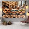 Cherry Blossom Yorkie Tapestry Room Decoration Wall Hanging for Living Room Bedroom, dormitory, Birthday and Christmas gifts
