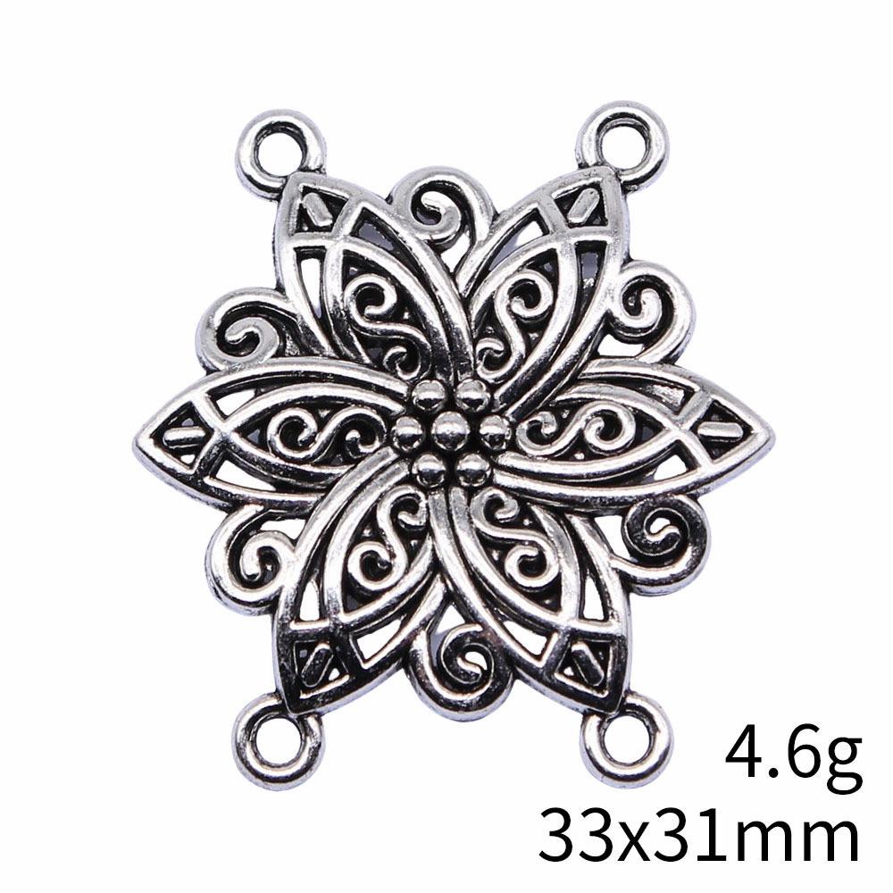 Thanksgiving Day Jewelry Findings And Components Four-Hole Necklace Connector Accessories Parts Cheap Cute Stuff Decorations And Accessories