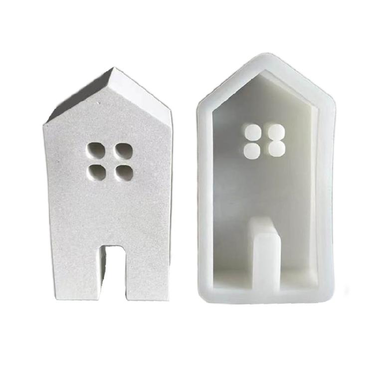 House Silicone Mould Concrete Gypsum Mould DIY Aromatherapy Candle Resin Molds