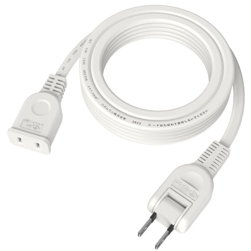 Extension Cord 3m 1 Port 1500w PSE Certified Double Covered Clean Wiring Fire Prevention Insulation Cold Resistant Heat Resistant Power Strip 3m Dust