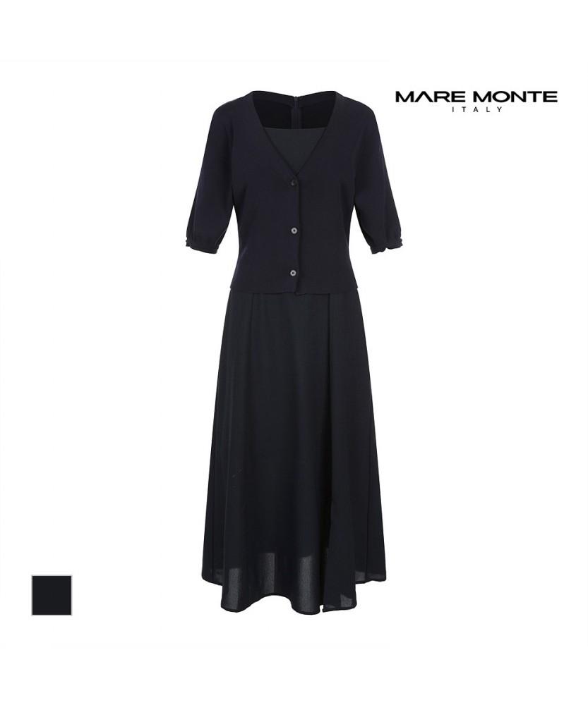 MAREMONTE Knit Combo Dress_M245Mop39P0