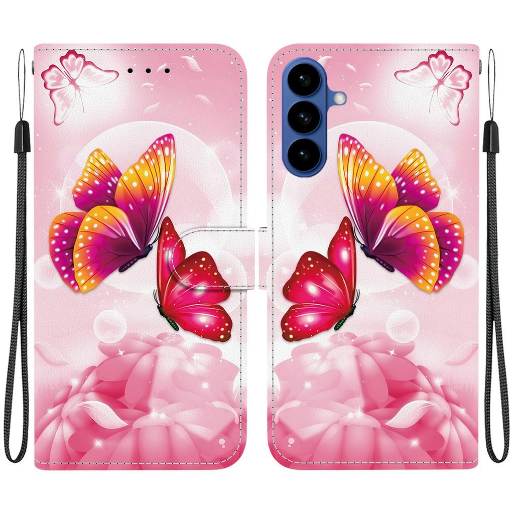 For Samsung Galaxy A57 5G Case Pattern Printing Leather Flip Wallet Phone Cover with Lanyard