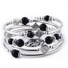 Bohemian Emperor Stone Multi-layer Wrap Bracelet – Women's Natural Stone Beaded Bangle