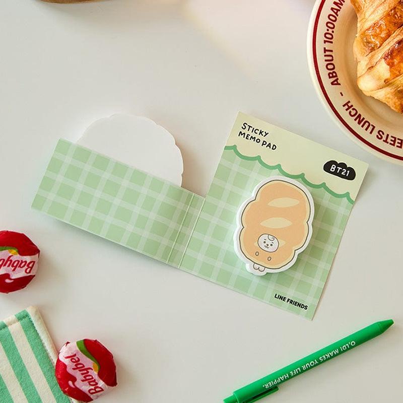 BT21 Baby Bakery Sticky Memo Pad (8 Options)