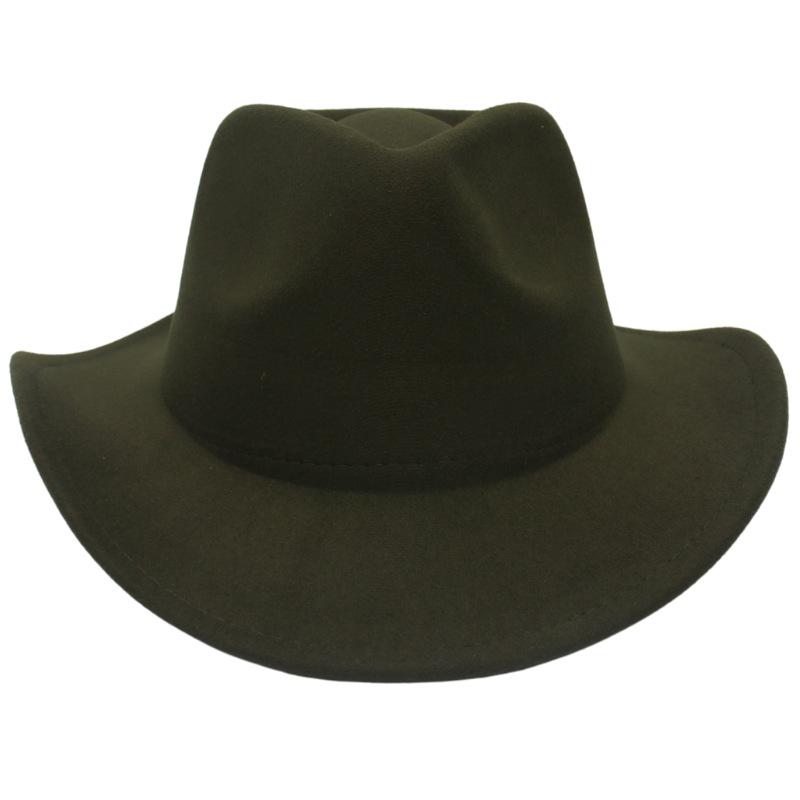 Gentleman'S Jazz Hat Original Style Vintage Top Hat Western Ethnic Cashmere Felt Hat British Hat