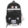 High-value Harajuku fresh and sweet candy-colored bear backpack, light and large-capacity backpack for junior high school students