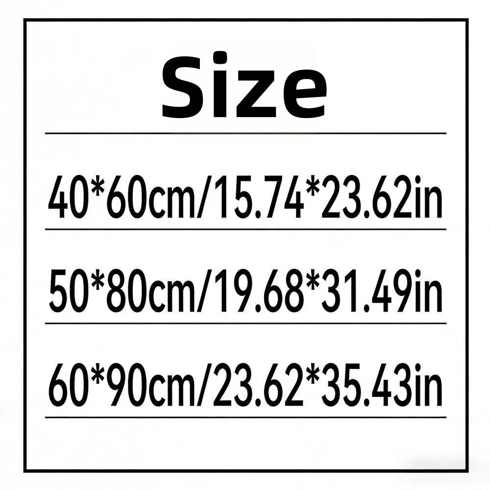 Non-slip Bathroom Carpet 3D Flat Bedroom Door Rug Creativity Optical Illusion Doormat  Home Decor