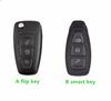 Auto Zinc Alloy Genuine Leather Key Fob Cover Case Mount Fit For Ford Fiesta Iv Focus Galaxy Fusion Mondeo Iv B-Max C-Max S-Max Kuga Ecosport