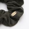 Suede Scrunchie_Khaki
