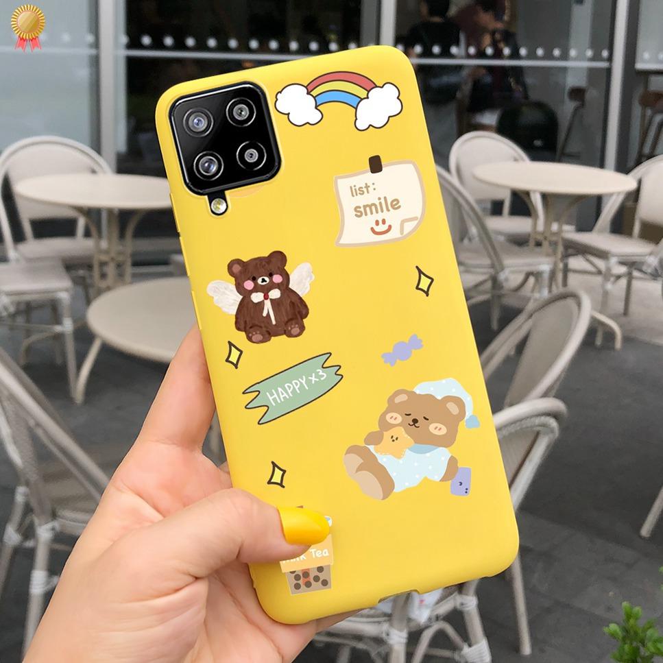 Für Samsung Galaxy A12 A42 Hülle Niedliche Cartoon Weiche Silikon Stoßstange Abdeckung Für SamsungA12 Funda Samsung A12 A42 A 12 42 Handyhülle