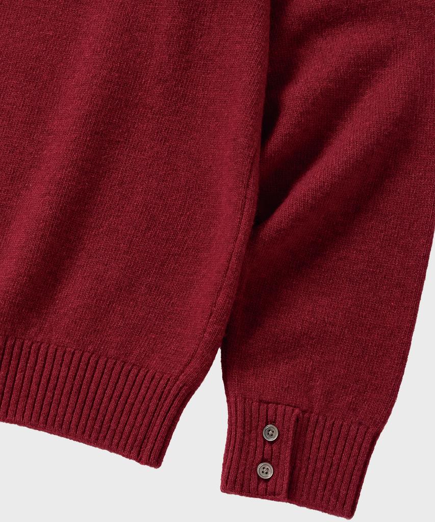 NONBLANK Daily Wool Cashmere Crewneck Knit_Wine