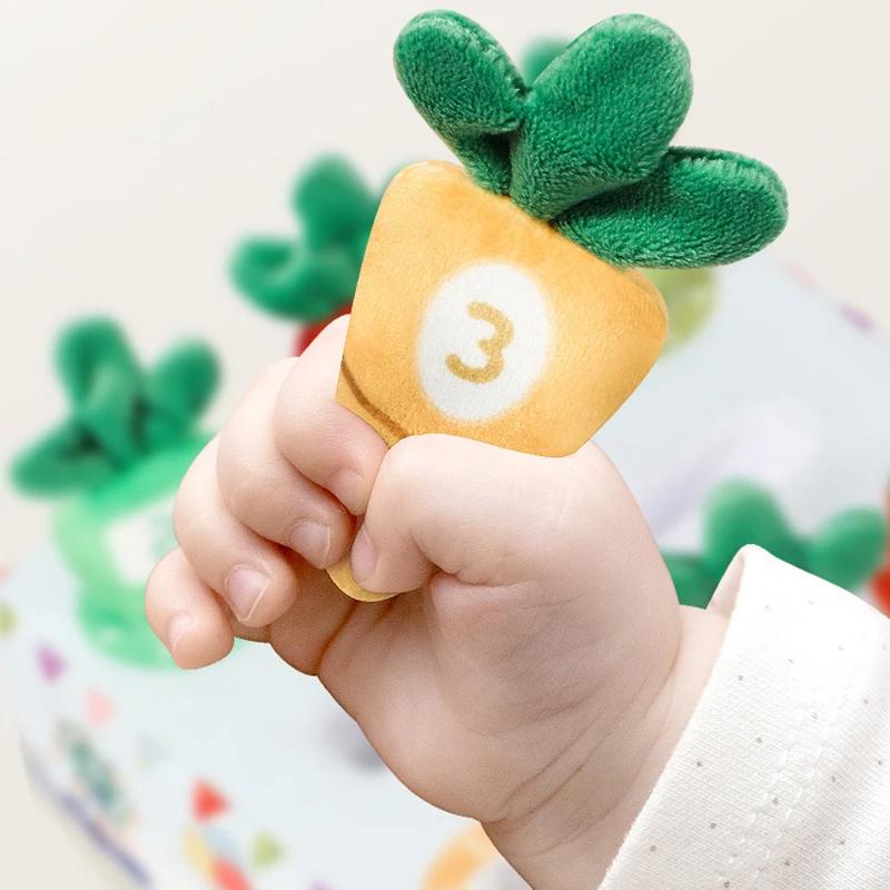 Baby Pull Turnip Carrot Harvest Game Montessori Toy Toddler Motor Skills Training Color Learning Educational Toys For Children