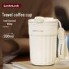 LocknLock 390ml Stainless Steel Insulated Coffee Straw Mug