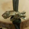 Brass Shark Rocket Warhead Bone DIY Keychain Car Keychain Bag Accessories Interesting Decorations