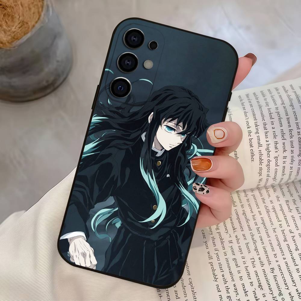 M-Muichiro ANIME T-Tokito Phone Case For Samsung S25,S24,S21,S22,S23,S30,Ultra,S20,Plus,Fe,Lite,Soft Black Cover