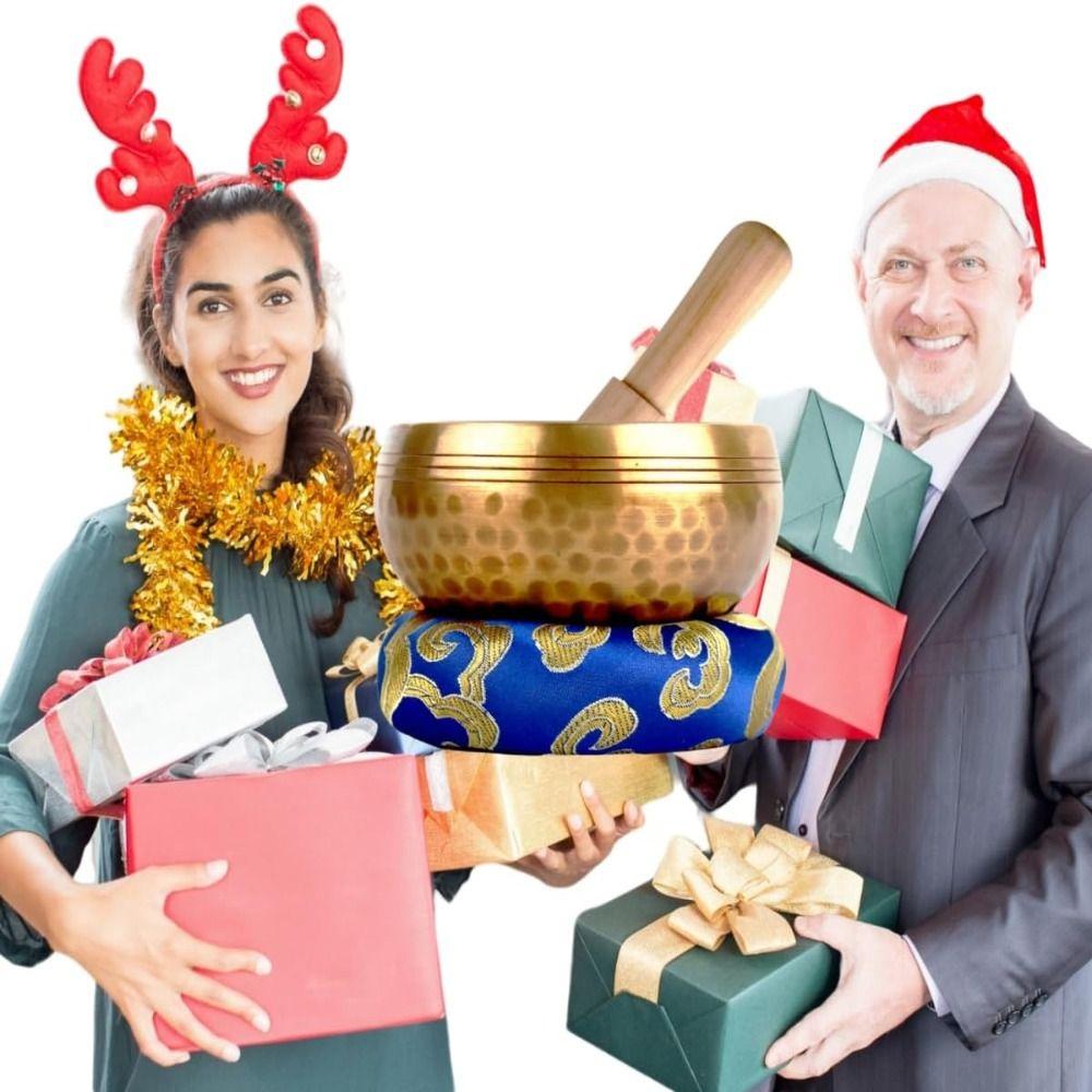 Buddha Tibetan Singing Bowl Set Multi-size Tibet Buddha Sound Bowl Metal Sound Bowl  Yoga