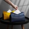 Modern Leather Tissue Box Dispenser for Home, Hotel, or Kitchen