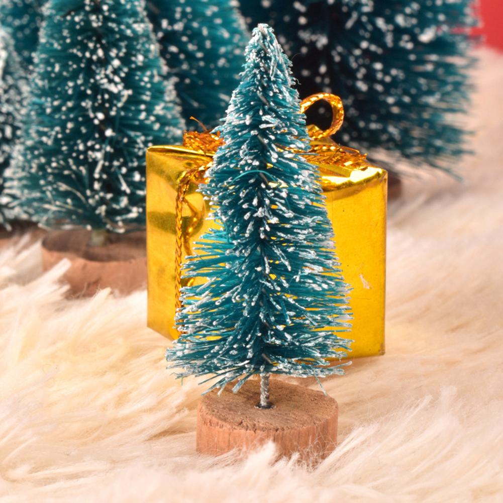 Artificial Tree Bottle Brush Tree Miniature Pine Trees Sturdy Design DIY Crafts