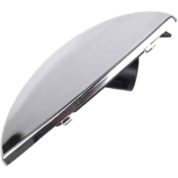 Riloer Front Headlight Washer Cap, Chrome Headlight Washer Cover, Compatible with Mini Cooper R50 R52 R53 2001-2006 With Headlight Washer Nozzle,