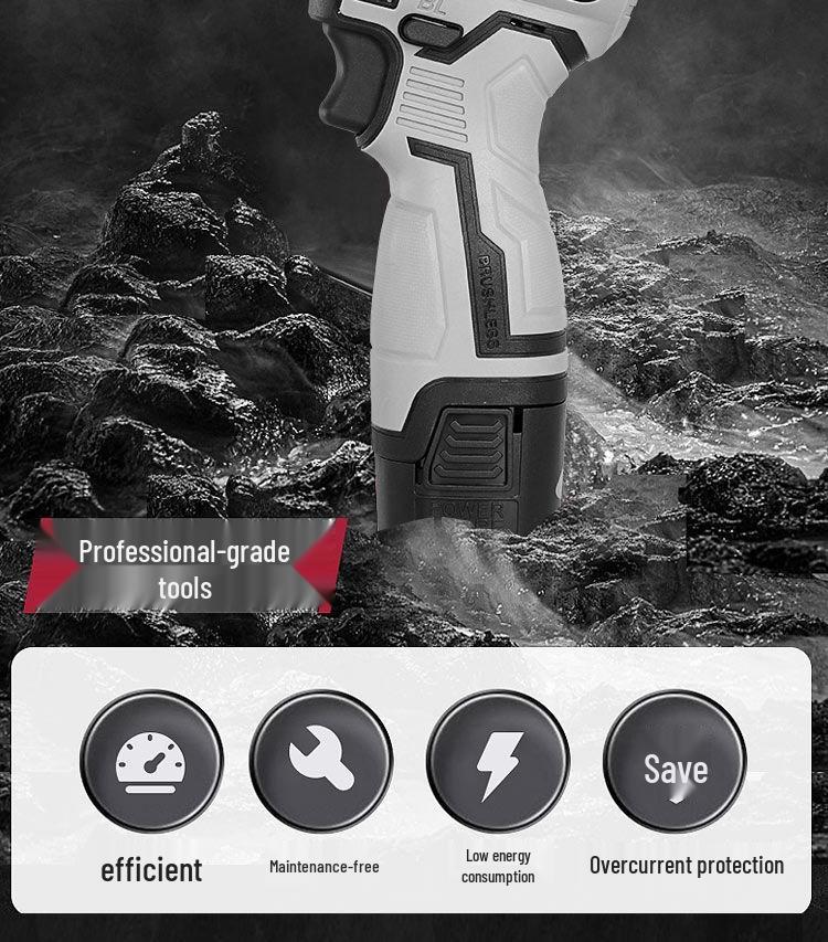 Brushless Cordless 18V High-Torque Mini Electric Screwdriver