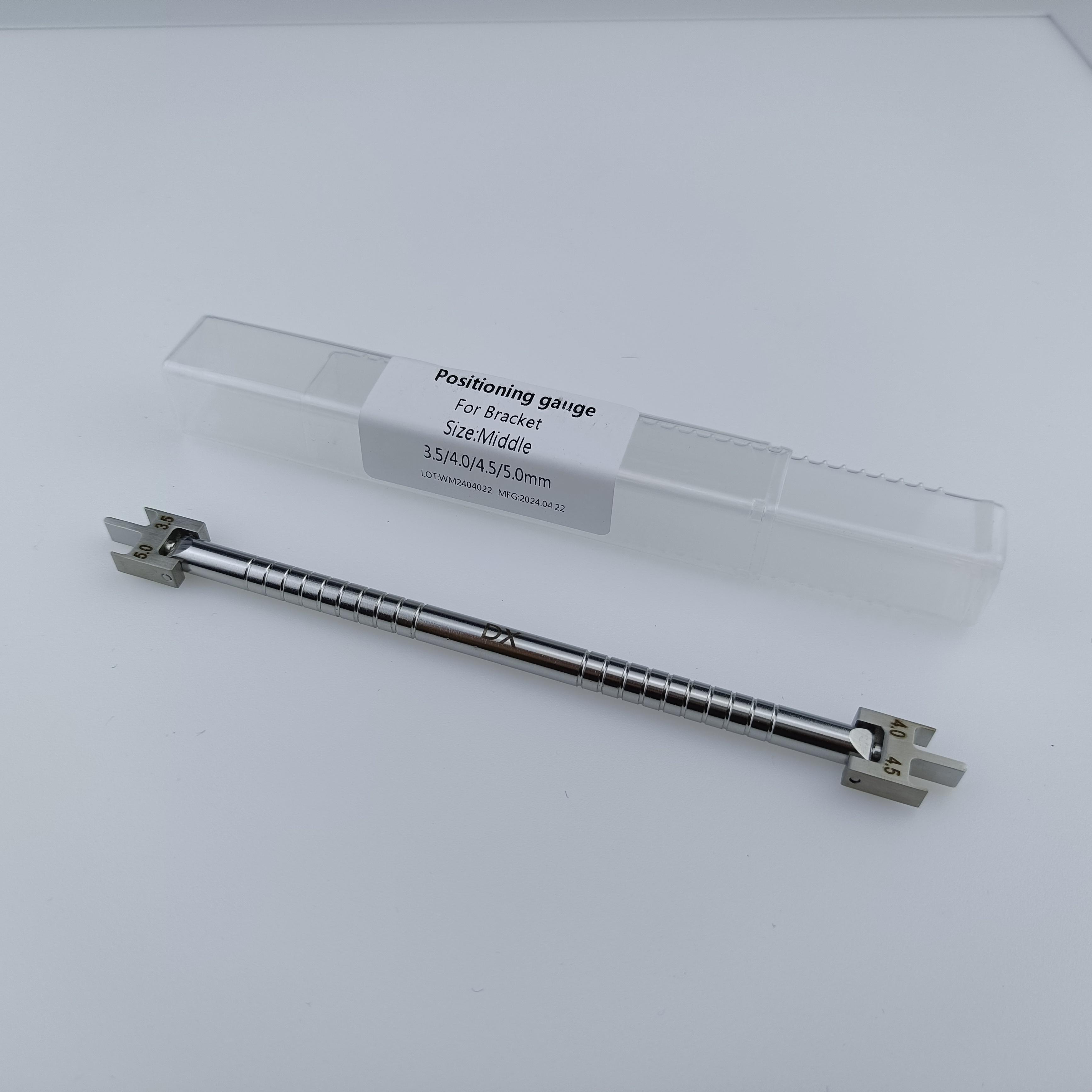 

Fully Adjustable Dental Positioning Gauge For Bracket Orthodontic Brace Gauge Locator Stainless Steel Rod Dentistry Tools