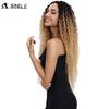 Noble Synthetic Lace Wigs For Black Women Middle Part Long 30" Ombre Blonde Wig With Dark Roots Wavy Heat Resistant Lace Wig