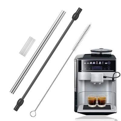 Machine à café Tuyau à lait Machine à café Acier inoxydable Ensemble de brosses pour tuyau à lait Pour-Bosch-VeroAroma Et Pour-SiemensEQ.6 Series