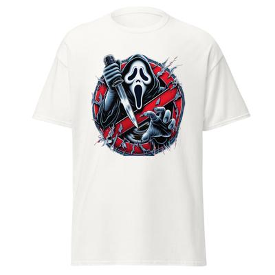 Ghostface Ghostbusters Mashup T-Shirt - When Horror Meets Humor