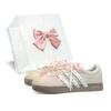 adidas VL COURT 2.0 Butter Cake Low Top German Army Trainers Women's White Pink HQ1802(Team1121-)