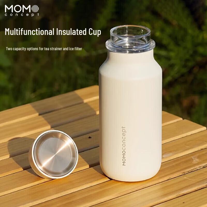 MOMOCONCEPT 460ML Insulated Travel Mug with Tea Infuser
