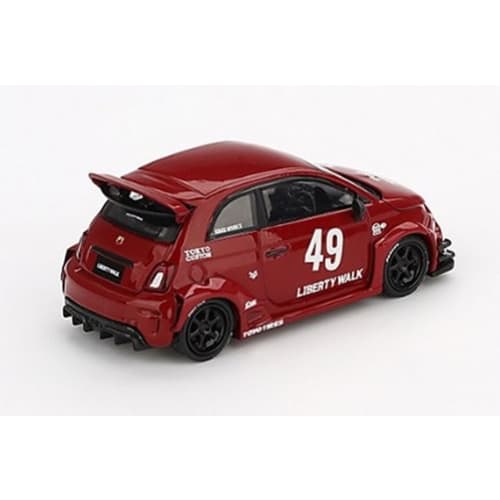 MINI GT 1/64 Scale Abarth 595 LB-WORKS X Abarth Works Red (Left-Hand Drive) Finished Model MGT00963-L