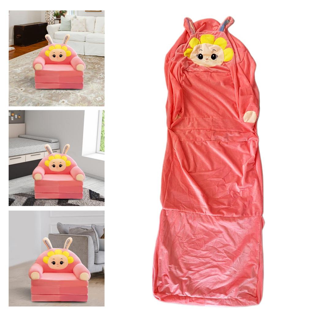 Boys Girls Cartoon Couch Chairs Cover Foldable Washable for Living Room Home