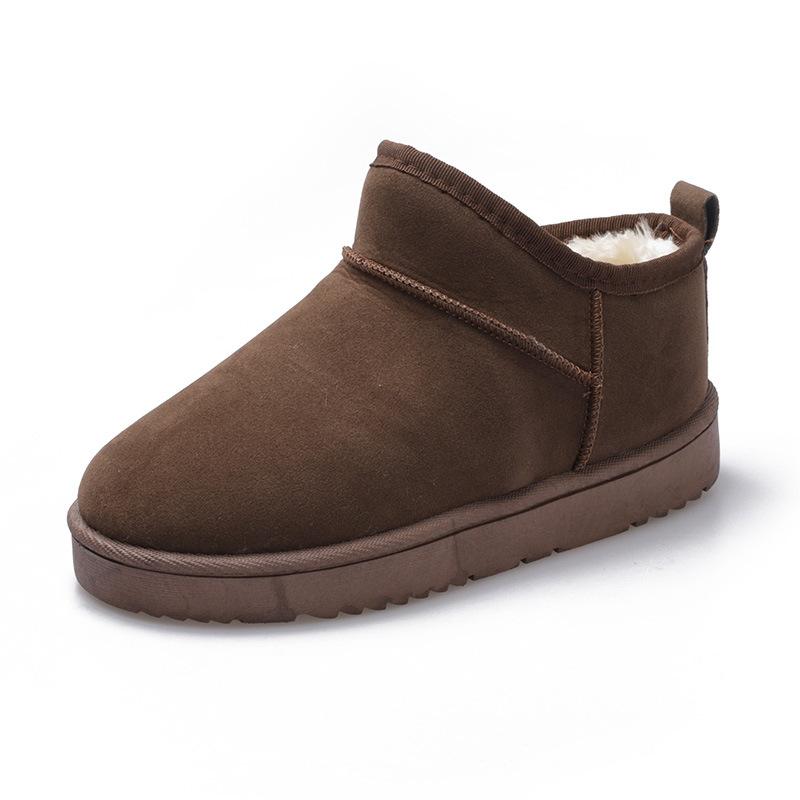 

Утепленные бархатные сноубутсы, короткие ботинки, женская зимняя новая обувь, модная теплая женская обувь, хлопковая обувь 41 хаки