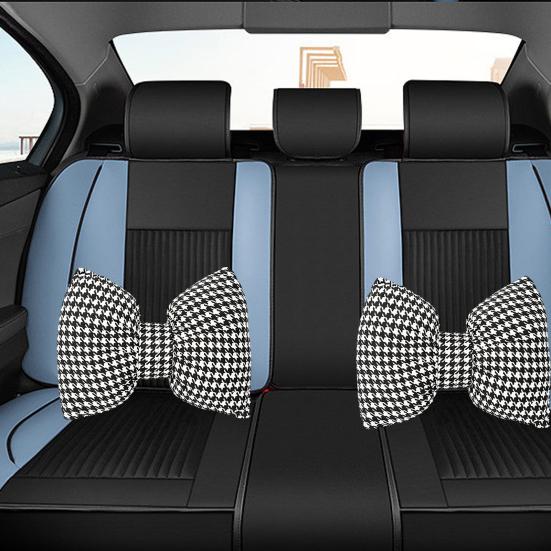 Útulný vankúš na autosedačku Zimný plyš Four Season Čiernobiely vláknitý materiál Vyhrievacia podložka Príslušenstvo vozidla