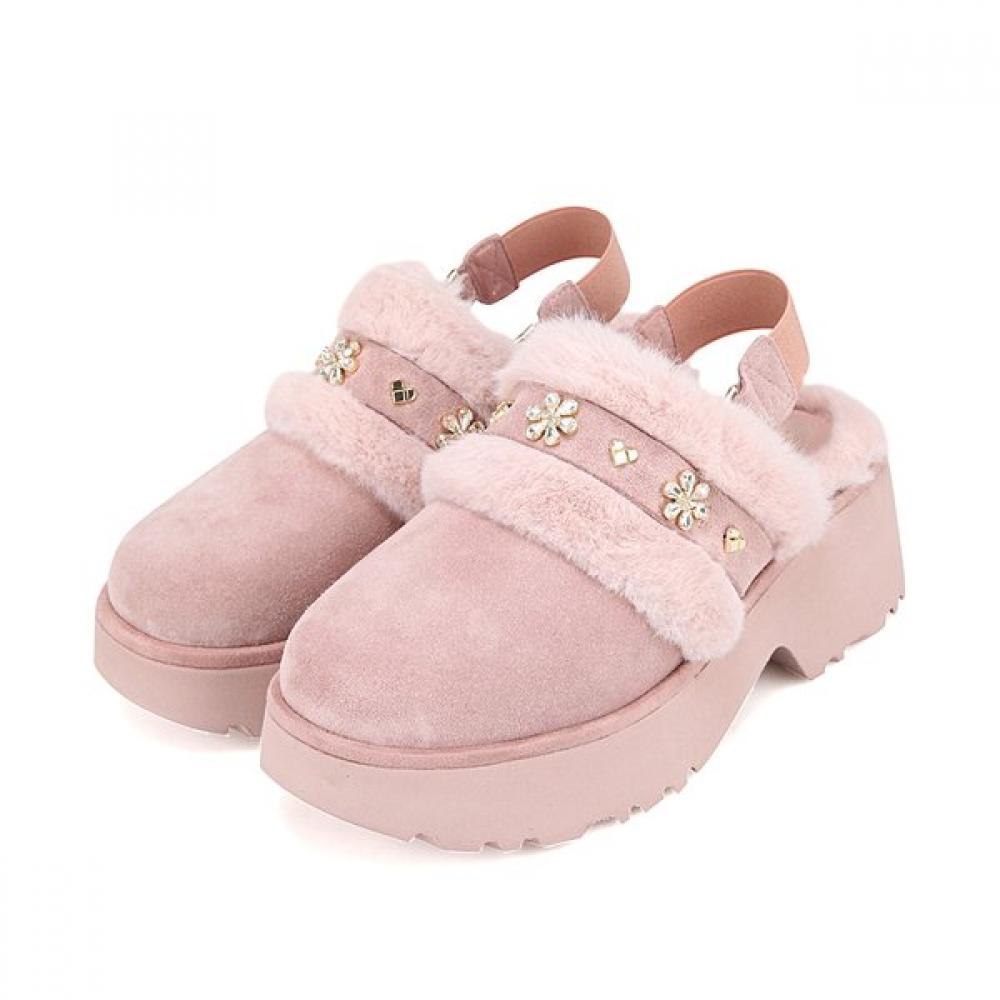 Лоферы Barbara Leather Spirit с мехом Bbi570pk 250mm 13580₽