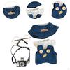 Dolls Suspender Pants with T Shirt Hat for 1517cm Dress up Girl 3Pcs Bear