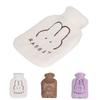 Hot Water Bottle 1L Cute Detachable Plush Cover Thickened PVC Anti Scald Hot Water Sack for Hands Be