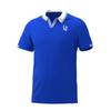 CORALIAN Men'S Tennis Polo Sorona T-Shirt Blue