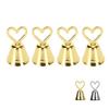 10pcs Table Number Holders European Style Innovative Bell Shaped Place Card Holders for Event Weddin