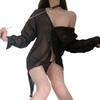 Pure desire wind sexy backless love perspective shirt high value thin private room