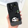 For Itel P40 P40+ P40 Plus Case Luxury Black Soft Silicone Bumper Phone Cover for ITEL P683L P662L Coques Panda Rabbit Goothic