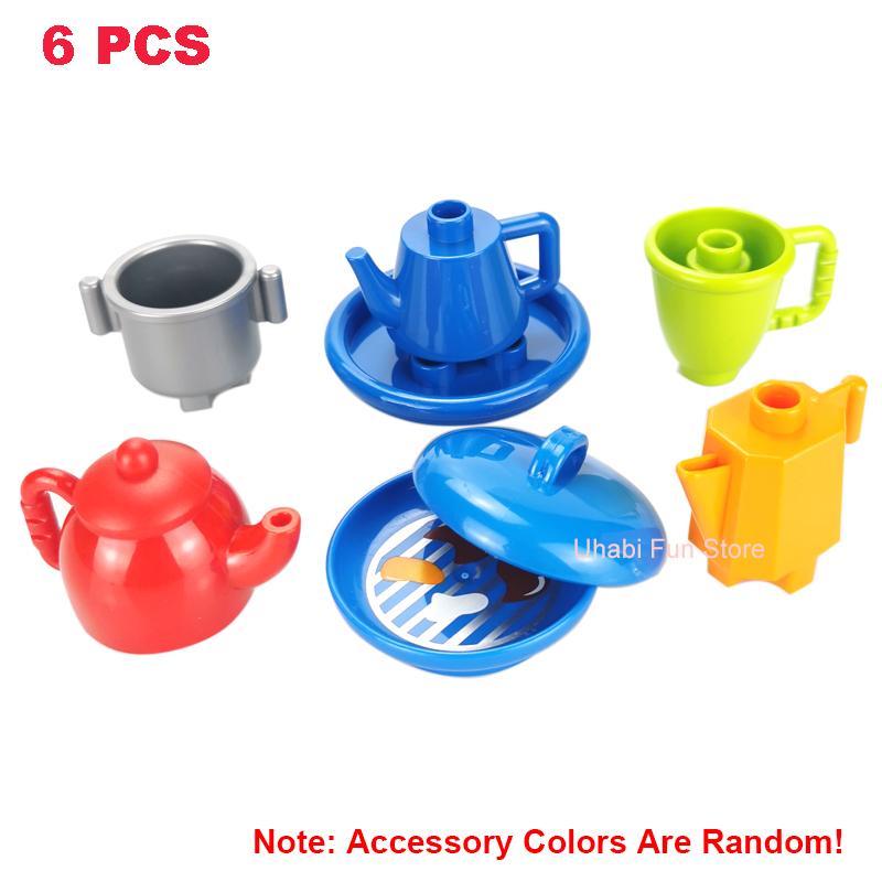 Big Building Blocks House Architecture Window Wall Roof Furniture Series Scene Accessories Assembly Children's Educational Toys