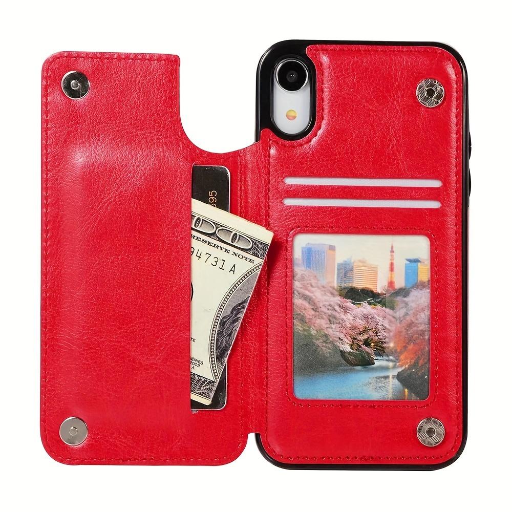 Leather Wallet Case For IPhone 14/13/12/11/Pro Max/Mini/XR/X/XS Max/8/7/6S/6 Plus/SE2/SE3/2022/2020 - Card Holder & Flip Back Cover