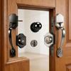 High Security Front Door Handle Lock Set Precisions Cylinder Antislip Sliding Handle for Enhances Protecting