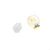 Modern Acrylic Leaf Tissue Dispenser Decorative Iron Figurine Wall Mounted Toilet Paper Holder